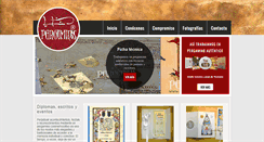 Desktop Screenshot of pergaminosfj.com